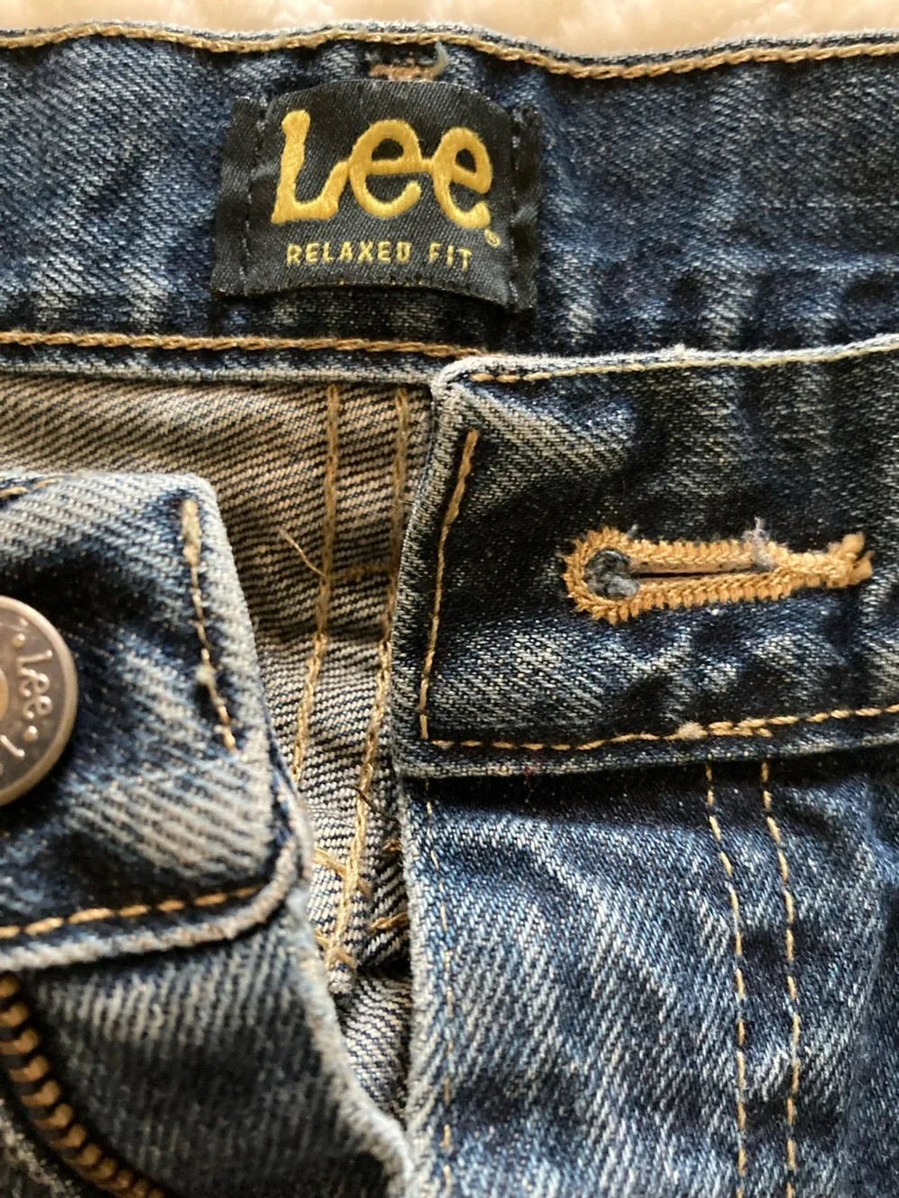 Lee Straight Leg Men's Jeans in Dark Indigo